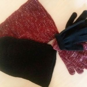 Womens hats and gloves